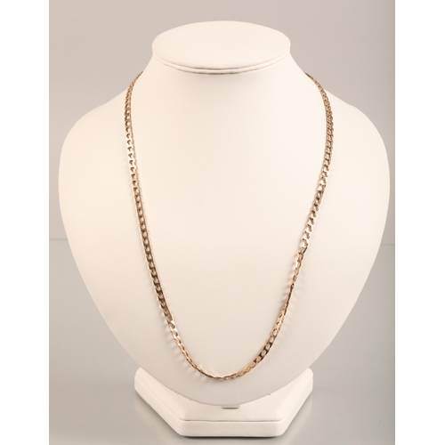 132 - 9ct gold chain 17.3g