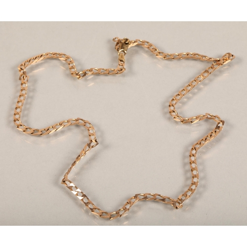 132 - 9ct gold chain 17.3g