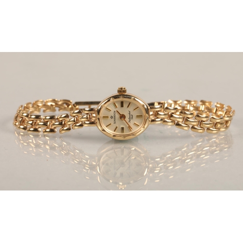 91 - Sovereign 9ct gold ladies' wristwatch