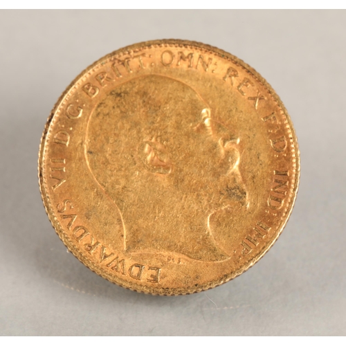 95 - 1908 half sovereign