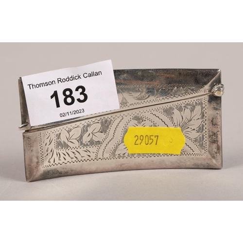 183 - Silver vesta case 34g