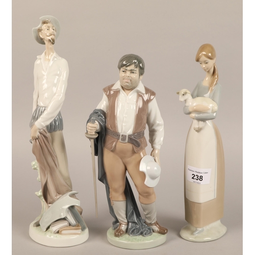 238 - Three Lladro figures