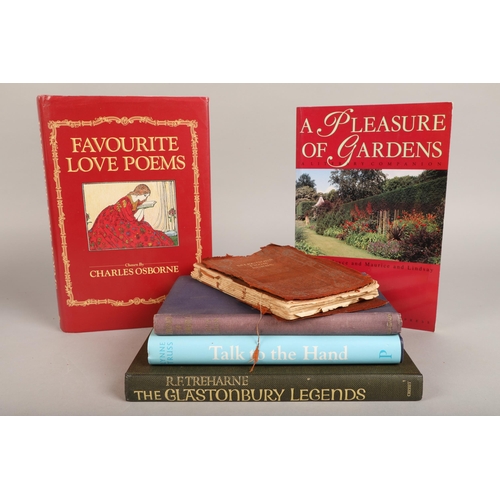 261 - Collection of six books, to include Favourite Love Poems, Talk To The Hand, etc.