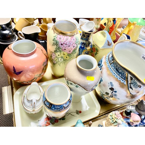 346 - Large Losol Ware jug and assorted others