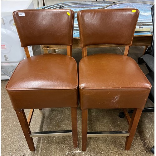 657 - Pair of high bar stools