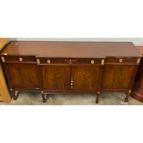 705 - Mahogany breakfront sideboard.190 cm wide