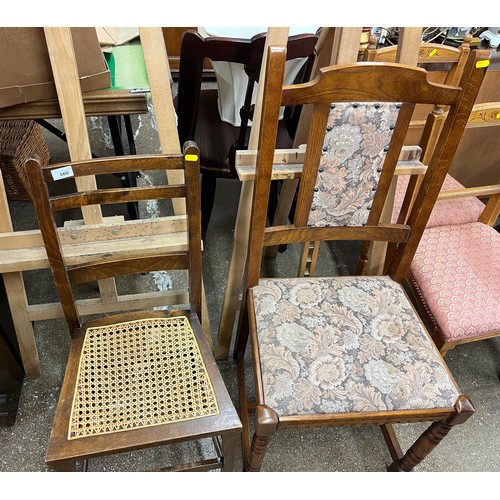 660 - Two vintage side chairs