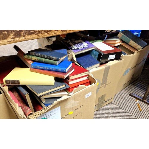 367 - Three boxes of books 