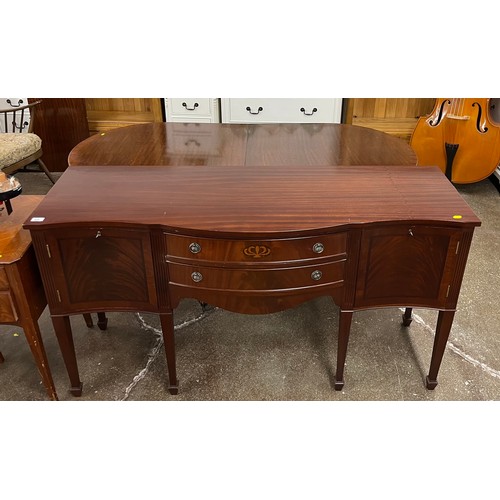 668 - Mahogany sideboard & regency style dining table