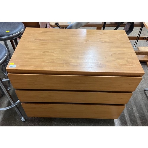 681 - Teak chest of drawers