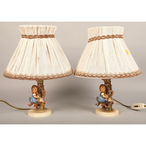 575A - Pair of Hummel figure table lamps (2)