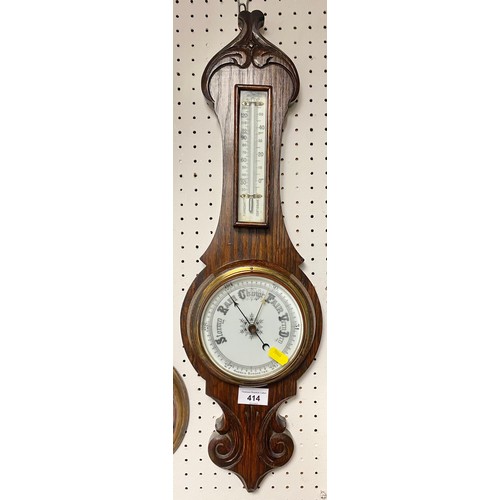 414 - Oak barometer