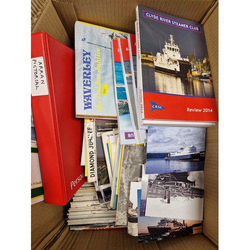 390 - Quantity of Clyde river club steamer magazines and reviews and other related items