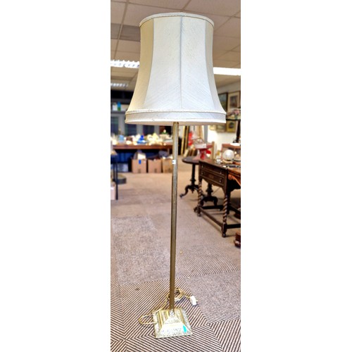 584 - Brass standard lamp