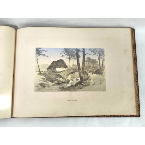 263 - Scottish Victorian SchoolSketches At & Near Ormidale, 1854.Pencil & wash.Circular title &... 