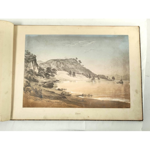 263 - Scottish Victorian SchoolSketches At & Near Ormidale, 1854.Pencil & wash.Circular title &... 