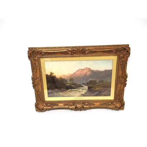 271 - Alfred de Breanski Snr.River Garry, N.B.Oil on canvas.Signed. Inscribed to reverse.29 cms x 49 cms.... 