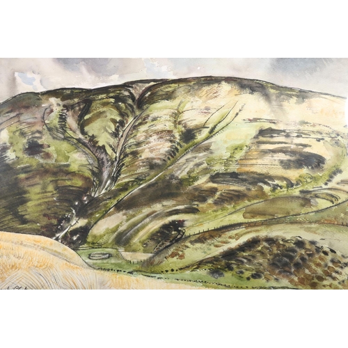 282 - DEREK CLARKE MBE RP RSW RSA (British 1912-2014) *ARR* Borders Landscape Watercolour, signed lower le... 