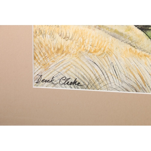 282 - DEREK CLARKE MBE RP RSW RSA (British 1912-2014) *ARR* Borders Landscape Watercolour, signed lower le... 