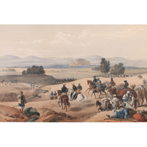 296 - AFTER JAMES ATKINSON (British 1780-1852) Quetta Baluchistan Coloured lithograph, 24.5cm x 36.5cm, fr... 