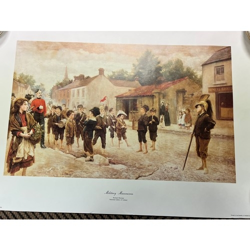 476 - Richard Moynan 'Military Manoeuvres,' Print , unframed