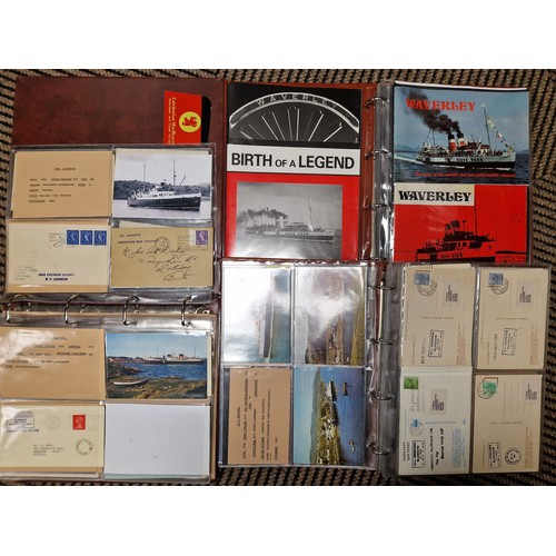 388 - Quantity of postcards mostly maritime interest, some stamps and first day covers