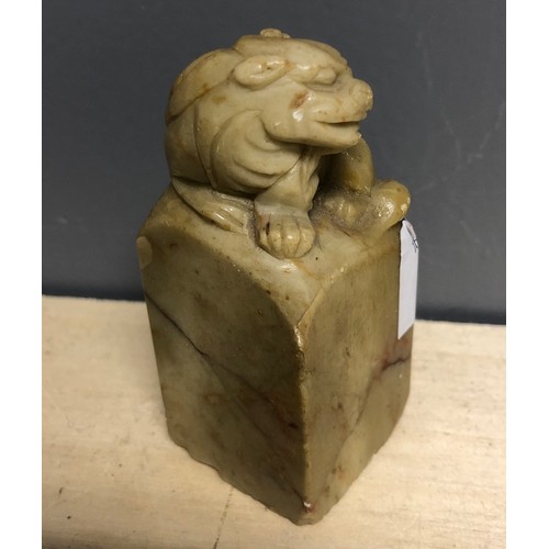 169 - Dragon soap stone seal