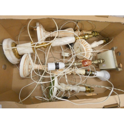 19 - Two pairs of table lamps and two others (6)