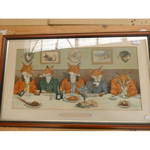 61 - Harry B.Neilson 'Mr. Fox's Hunt Breakfast on Xmas Day