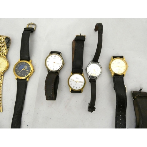 102 - Large bag of modern Quartz watches to include Lorus, Aviva, Adidas, Omax, Cassio etc.