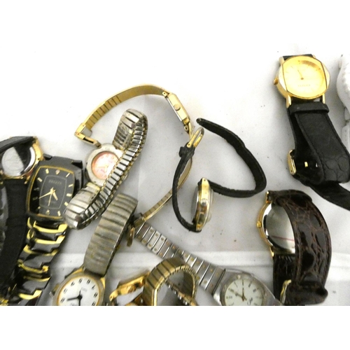 77 - Large bag of ladies modern Quartz watches to include Accurist, Next, Geneva etc.