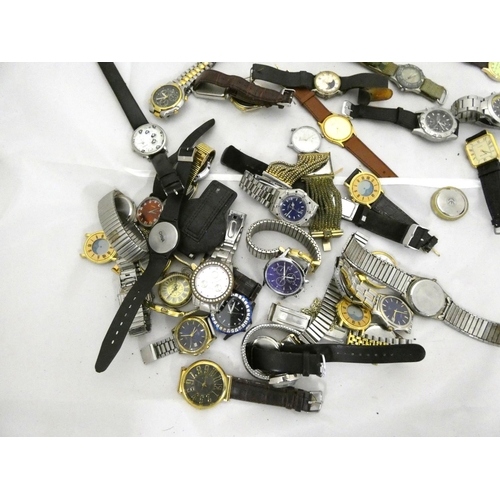 91 - Large bag of modern Quartz watches to include Sekonda, Citizen, Zeon, Seiko etc.