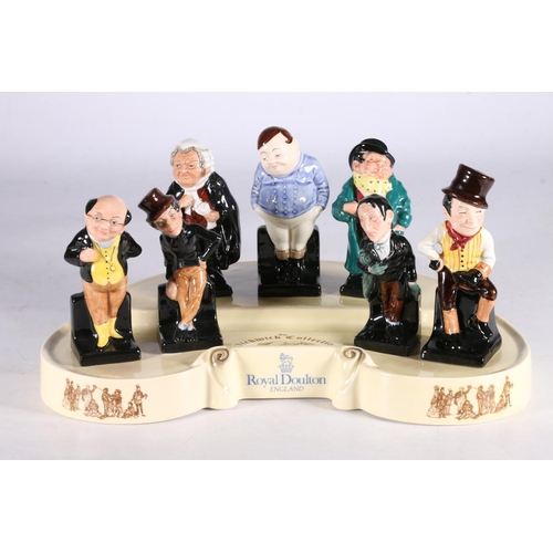 441 - Royal Doulton The Pickwick Collection comprising seven figurines to include Mr Pickwick, Buz Fuz, To... 