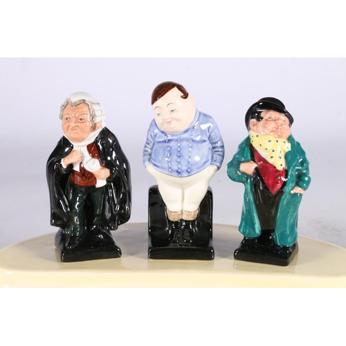 441 - Royal Doulton The Pickwick Collection comprising seven figurines to include Mr Pickwick, Buz Fuz, To... 