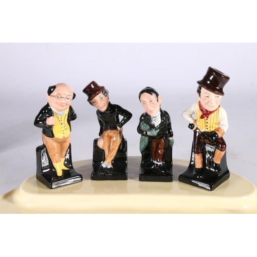 441 - Royal Doulton The Pickwick Collection comprising seven figurines to include Mr Pickwick, Buz Fuz, To... 