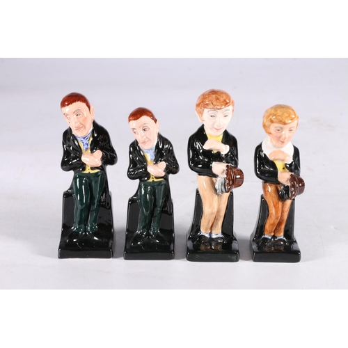 442 - Eighteen figurines from the Royal Doulton Dickens Miniature M Series to include Uriah Heep (two vers... 