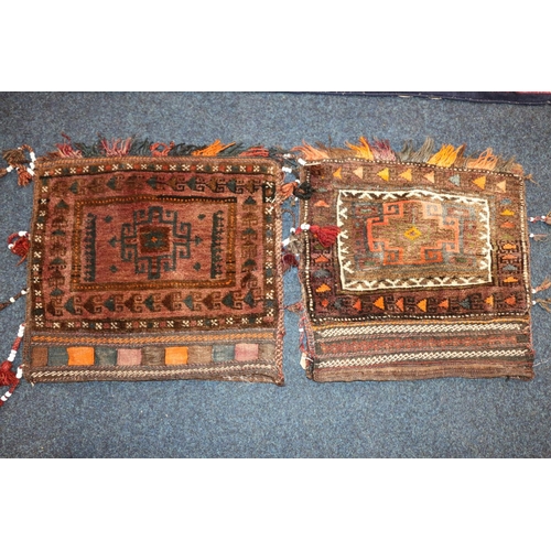 538 - Two Eastern saddle bags, 53cm x 53cm.