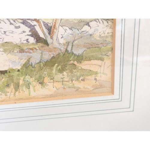 259 - E. Jeffrey (British 20th Century)RoundthwaiteWatercolourSigned36cm x 53cmTo verso old label for Lake... 