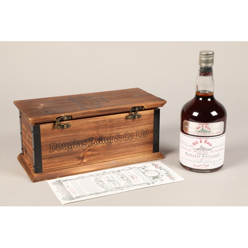 827 - Douglas Laing's old & rare platinum selection single cask, single malt Scotch whisky, distilled ... 