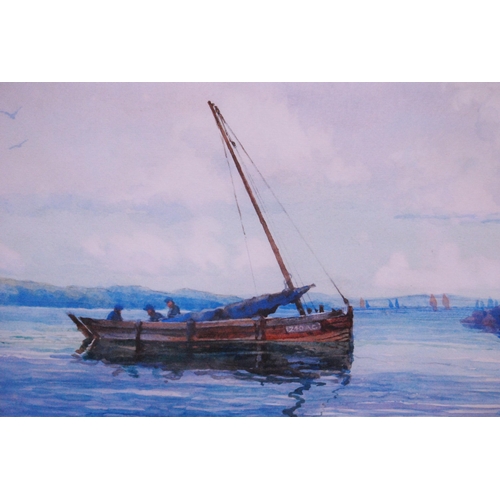 297 - Peter Macgregor Wilson  RSW (Scottish, 1856 - 1928)Loch FyneSigned and titled, watercolour, 27.5cm x... 