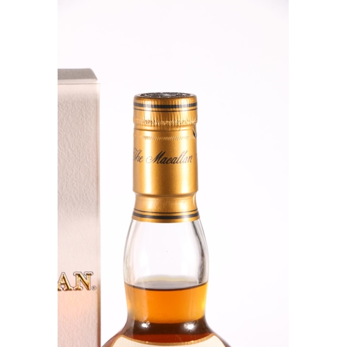 296 - MACALLAN 10-year-old single malt Scotch whisky, old style cream and gilt label, 40% abv., 70cl, boxe... 