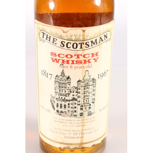 302 - THE SCOTSMAN 8-year-old blended Scotch whisky, bottle by Mackinlay-McPherson Ltd of Edinburgh to com... 