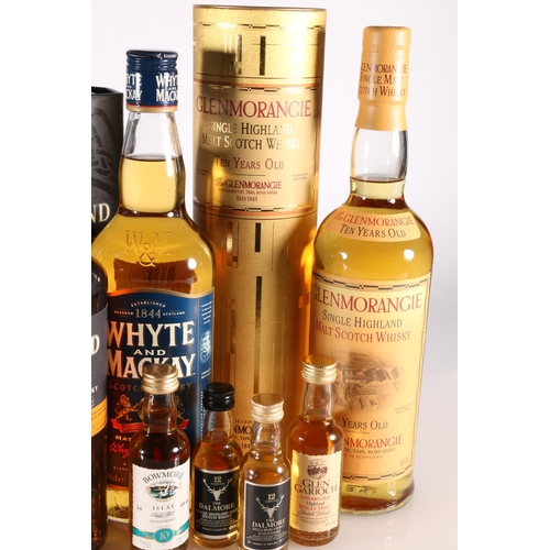 312 - Three bottles of single malt Scotch whisky to include GLENMORANGIE 10 year old 40% abv. 70cl with tu... 