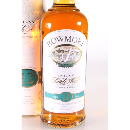 320 - BOWMORE 12-year-old Islay single malt Scotch whisky, old style bottling with pictorial vignette, 40%... 