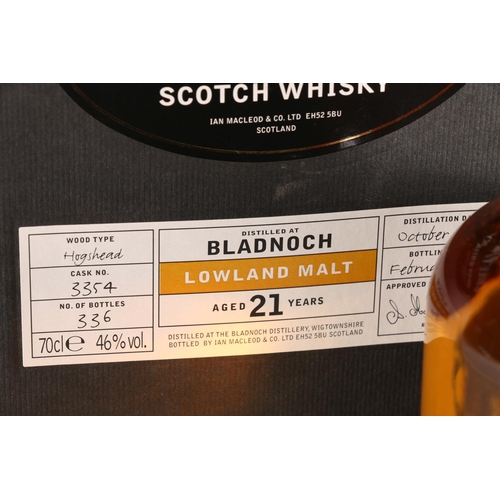 326 - BLADNOCH 1980 21-year-old Lowland single malt Scotch whisky, distilled October 1980, bottled Februar... 