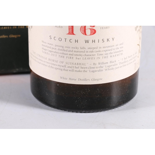 297 - LAGAVULIN 16 year old Islay single malt Scotch whisky, White Horse Distillers Glasgow, 43% 70cl, box... 