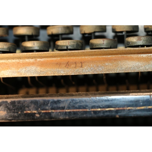 355 - Salter Standard Patent Typewriter circa early 20th century, with original carry case.