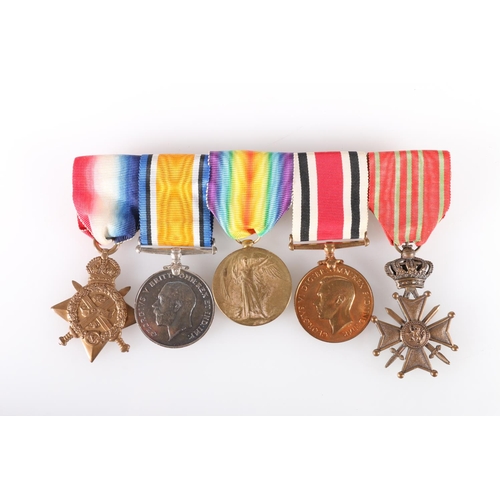 745 - Medals of 2331 Captain David Sloan of the 9th Battalion Highland Light Infantry comprising WWI war m... 