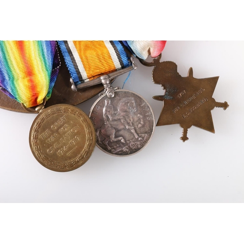 746 - Medals of 1757 Private Charles Nicholson of the King's Own Scottish Borderers comprising WWI war med... 