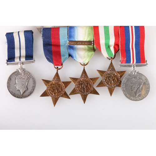 747 - Medals of 202947 Able Seaman Norman Carr DSM of the Royal Navy comprising George VI distinguished se... 